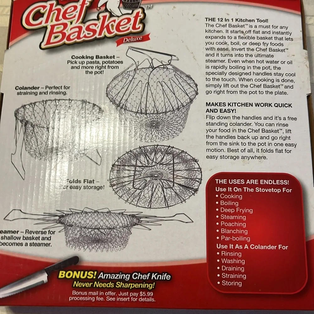 Chef Basket 12 in 1 nwt